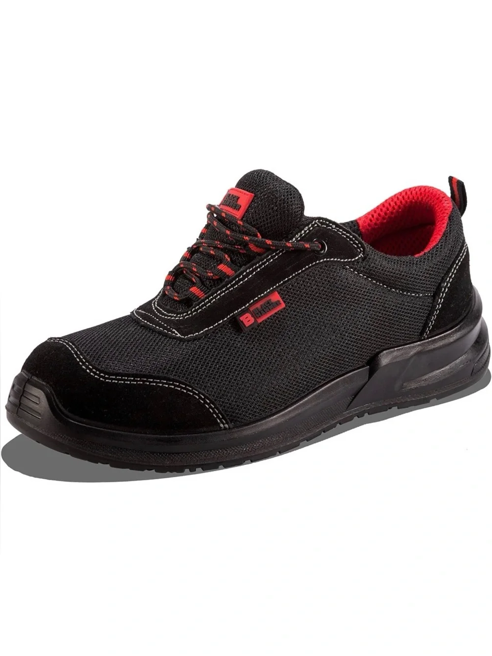 Black Hammer Red Men’s Size US 10 Safety Steel Toe Work Hiking Low Top Shoes